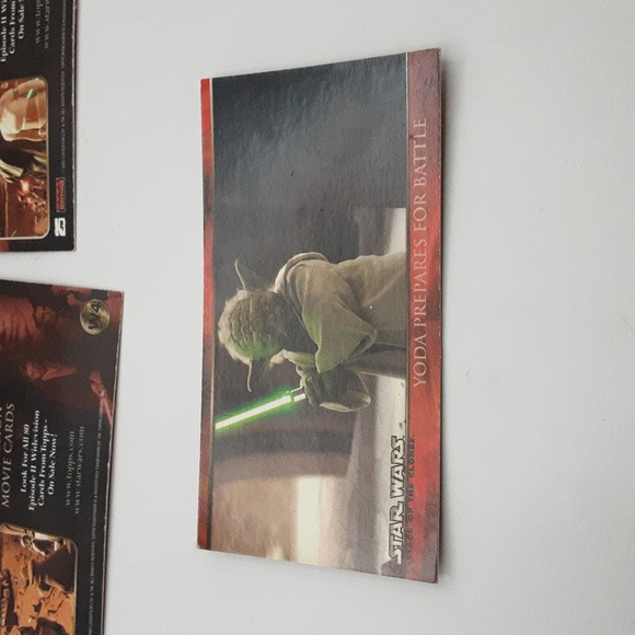 Vintage Star Wars Topps Wide-screen Attack of the Clones Movie Cards - Picture 3 of 13